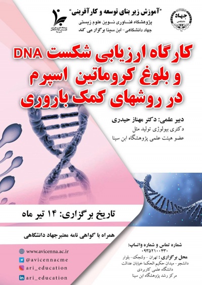 کارگاه ارزیابی شکست DNA و بلوغ کروماتین اسپرم در روش های کمک باروری